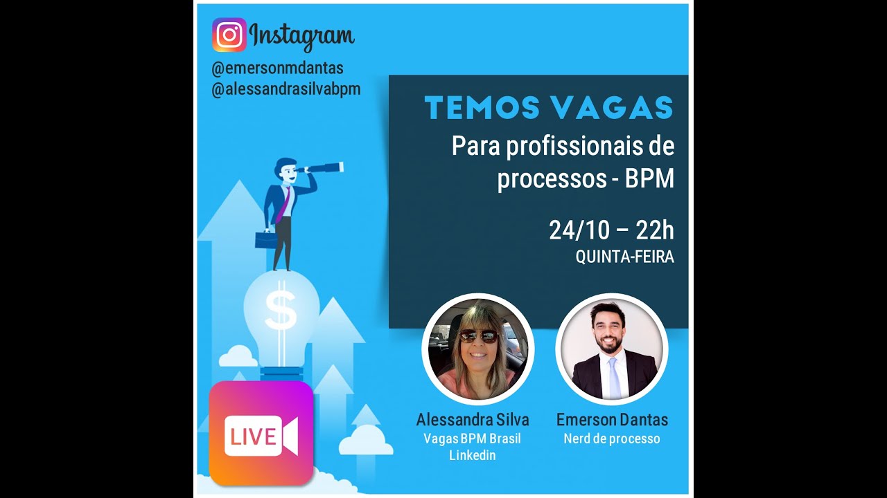 LIVE – VAGAS BPM BRASIL